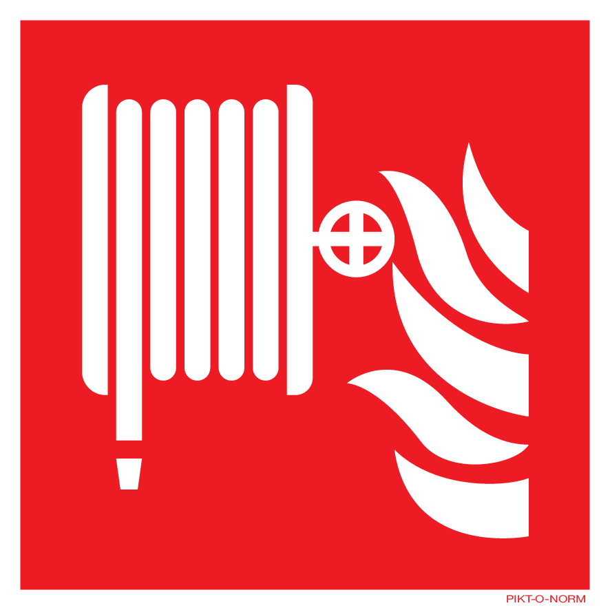 BRANDSLANG - HASPEL ISO7010-F002