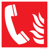 TÉLÉPHONE D'INCENDIE ISO7010-F006