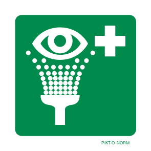 OOGSPOELDOUCHE ISO7010-E011