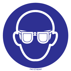 LUNETTES DE SÉCURITÉ OBLIGATOIRES