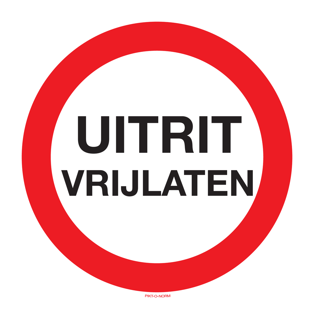 UITRIT VRIJLATEN