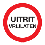 UITRIT VRIJLATEN