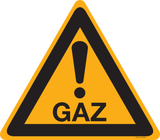 AVERTISSEMENT DANGER GAZ!