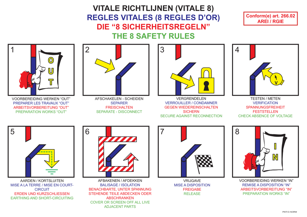 VITALE 8 RICHTLIJNEN. 4 TALEN...