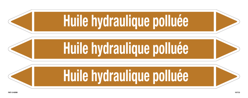 HUILE HYDRAULIQUE POLLUÉE