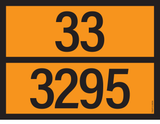 ADR BORD MET GEVARENCODE 33/3295