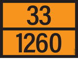 ADR BORD MET GEVARENCODE 33/1260