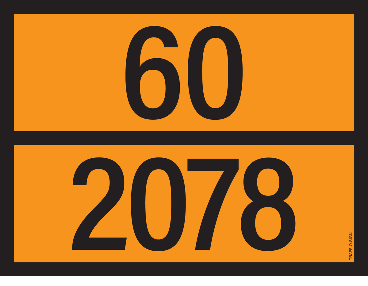 ADR BORD MET GEVARENCODE 60/2078
