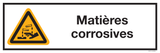 MATIÈRES CORROSIVES