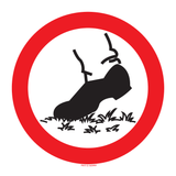 NIET OP HET GRAS LOPEN