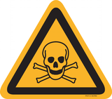 AVERTISSEMENT DANGER MATIÈRES TOXIQUES
