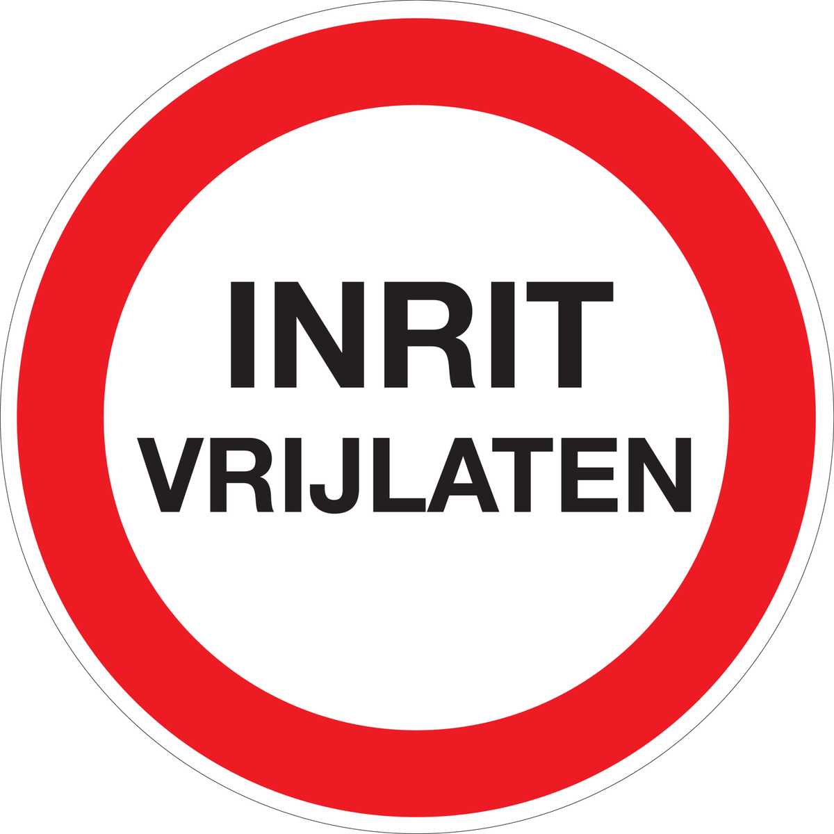 INRIT VRIJLATEN
