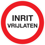 INRIT VRIJLATEN