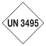 UN 3495. ADR KLASSE 8. JODIUM