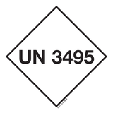 UN 3495. ADR KLASSE 8. JODIUM