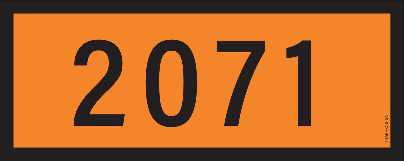 PANNEAU ADR, NUNEROS DE 2000 A 2999