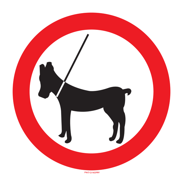 HONDEN AAN DE LEIBAND VERBODEN