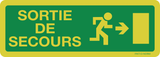 SORTIE DE SECOURS, NAAR RECHTS
