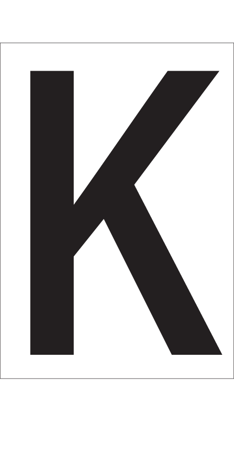 K ADR LETTER ZELFKLEVEND