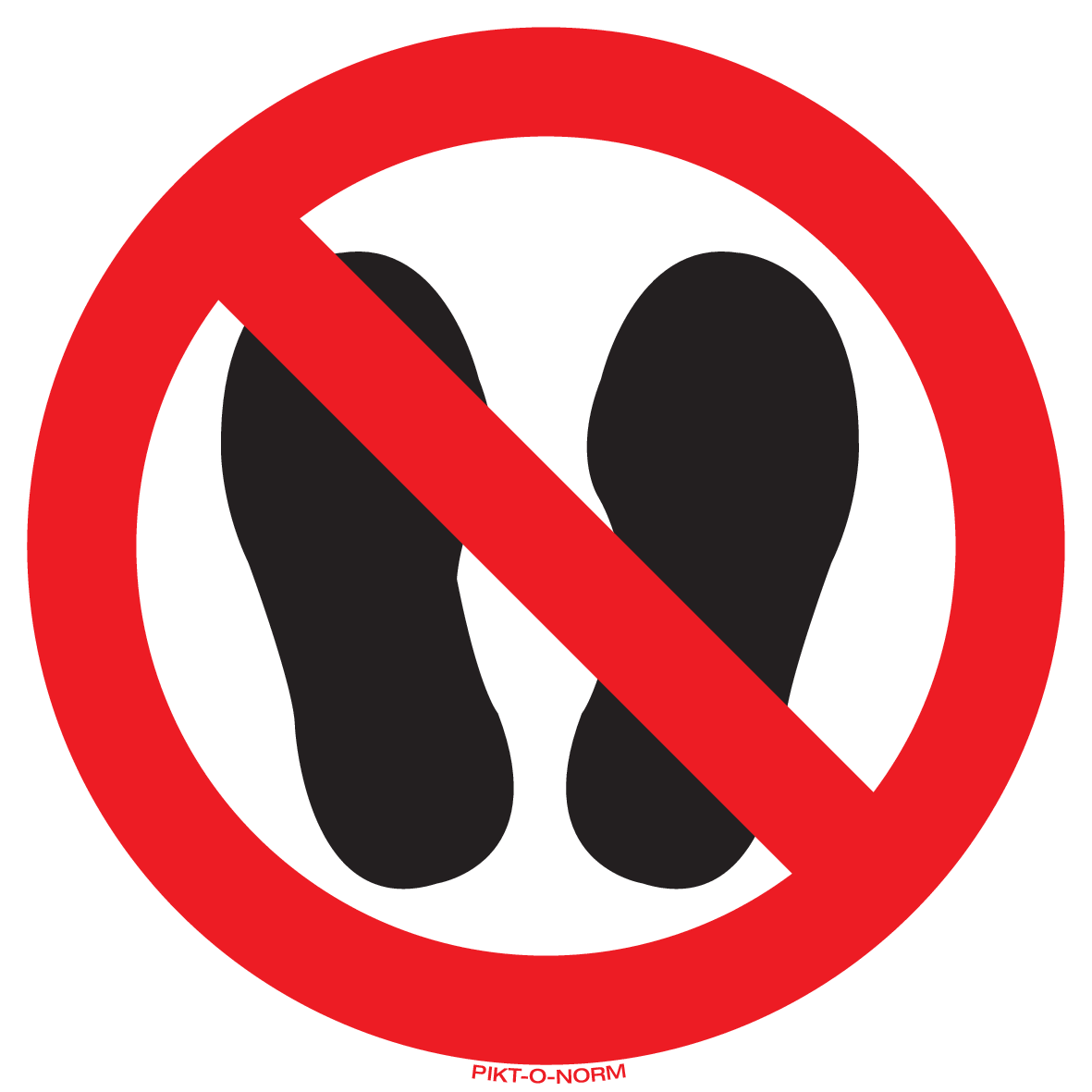 DÉFENSE D'ENTRER AVEC DES CHAUSSURES
