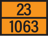 ADR BORD MET GEVARENCODE 23/1063
