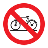 INTERDIT AUX BICYCLETTES