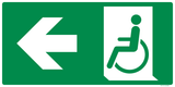 VLUCHTWEG LINKS VOOR GEHANDICAPTEN