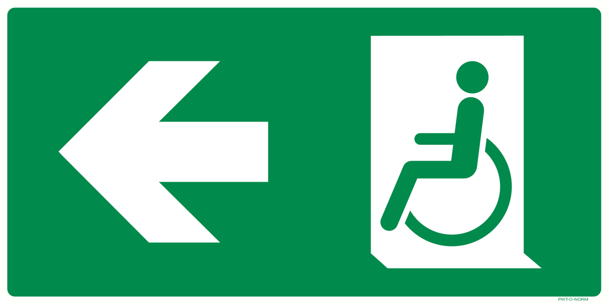 VLUCHTWEG LINKS VOOR GEHANDICAPTEN
