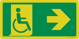 VLUCHTWEG RECHTS VOOR GEHANDICAPTEN