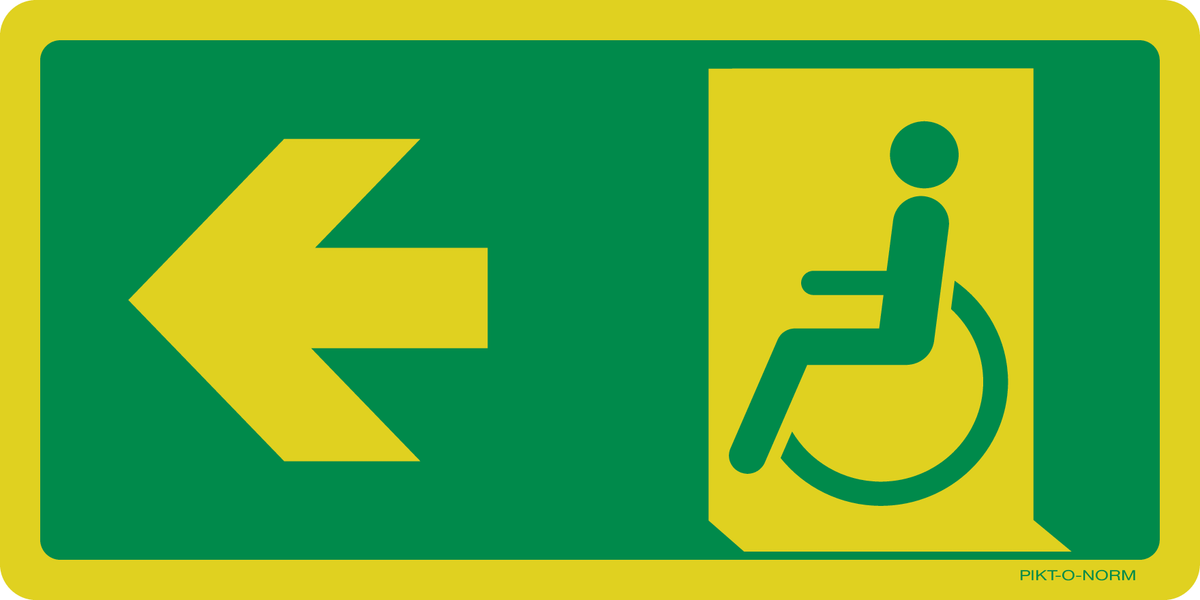 VLUCHTWEG LINKS VOOR GEHANDICAPTEN