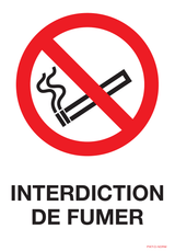 INTERDICTION DE FUMER