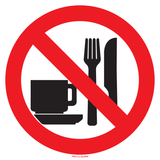 ETEN EN DRINKEN VERBODEN