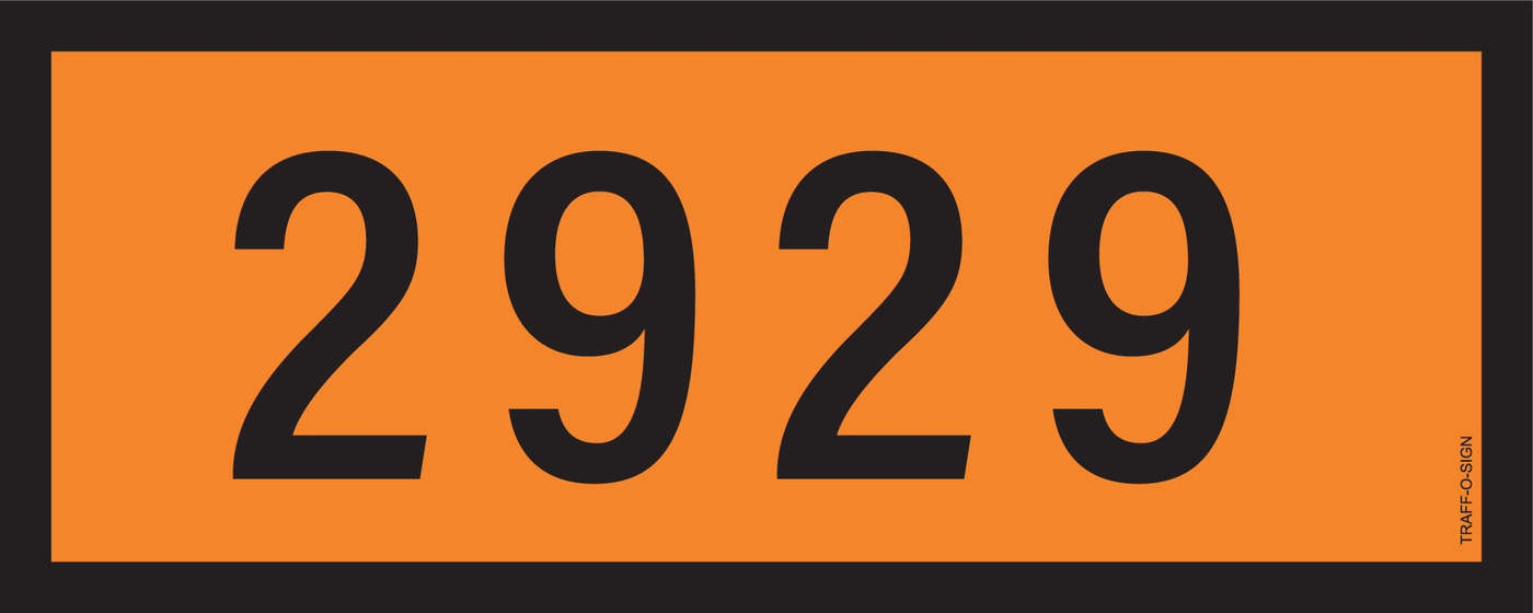 PANNEAU ADR, NUNEROS DE 2000 A 2999