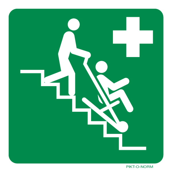 EVACUATIESTOEL ISO7010-E060
