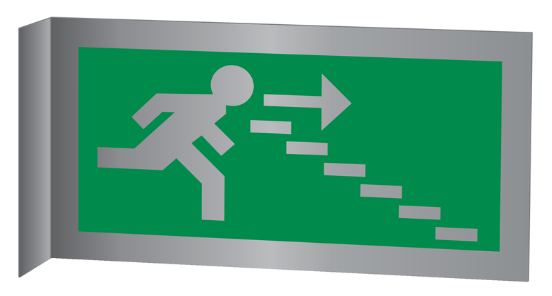 ISSUE DE SEC.ESCALIER DROITE VERS LE BAS