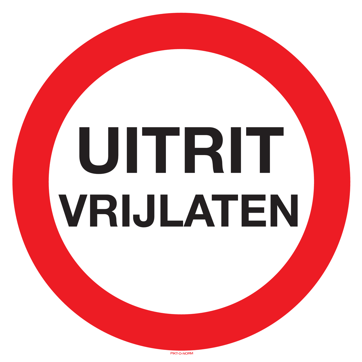 UITRIT VRIJLATEN