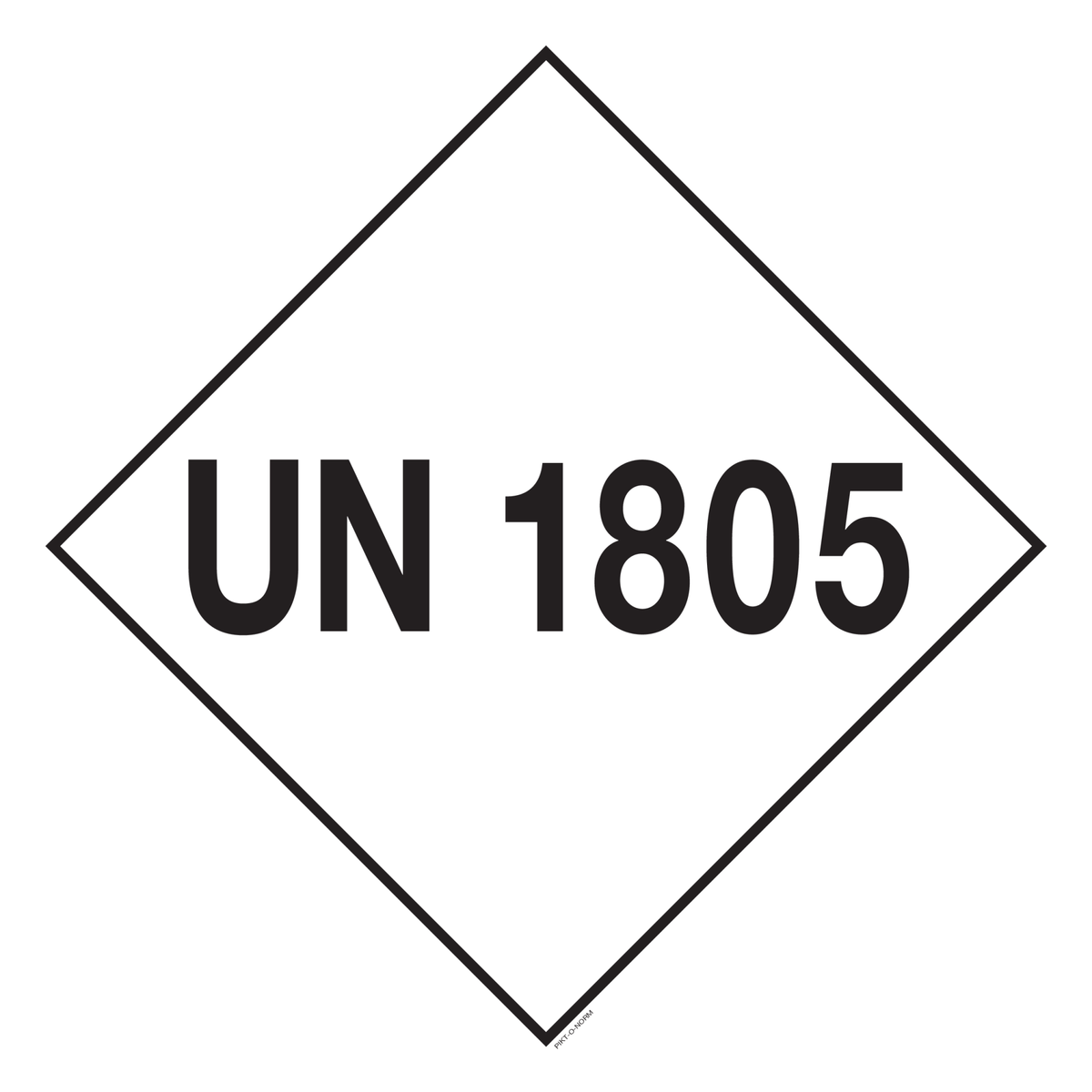 UN 1805. ADR KL 8. FOSFORZUUR