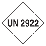 UN 2922. ADR CL.8. LIQ. CORROSIF,TOXIQUE