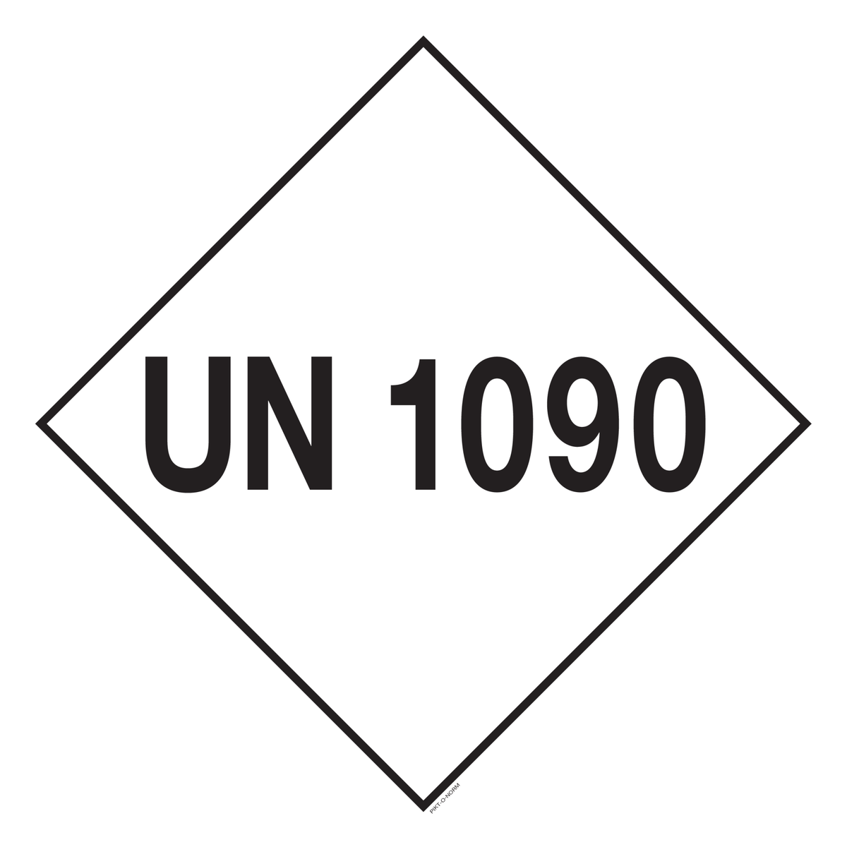 UN 1090. ADR KL 3. ACETON