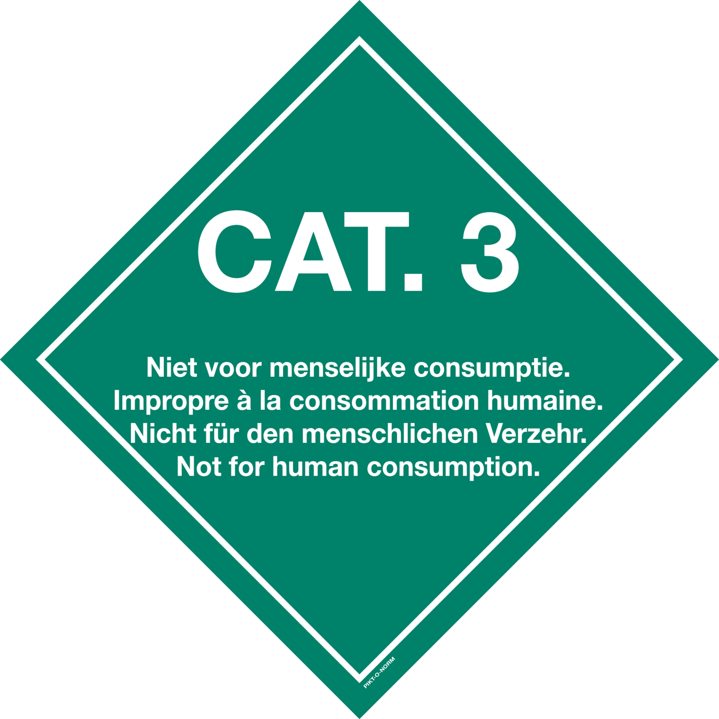 CAT.3. IMPROPRE À LA CONSOMMATION...