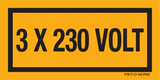 3x230 VOLT