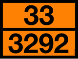 ADR BORD MET GEVARENCODE 33/3292