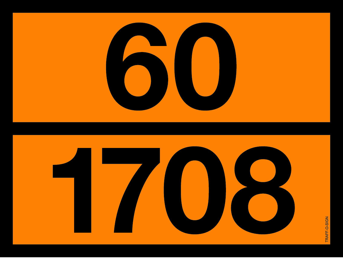 ADR BORD MET GEVARENCODE 60/1708