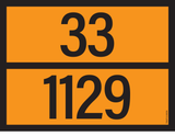 ADR BORD MET GEVARENCODE 33/1129