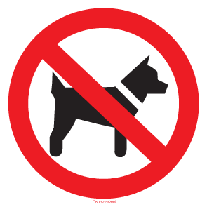 INTERDITS AUX CHIENS