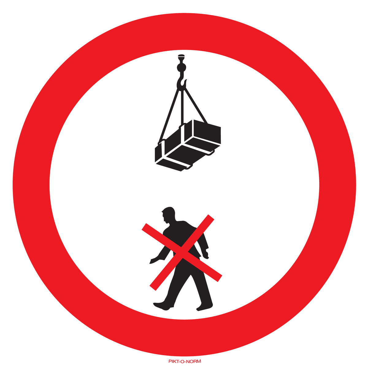 NE PAS STATIONNER SOUS LA CHARGE