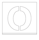 SJABLOON DIBOND 2MM, HOOGTE 100MM