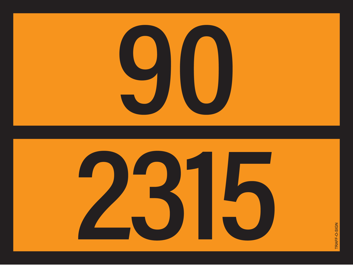 ADR BORD MET GEVARENCODE 90/2315