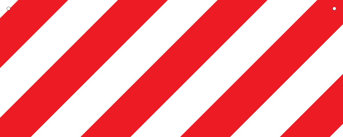PANNEAU D'AVERTISSEMENT, RAYÉ DIAGONALE