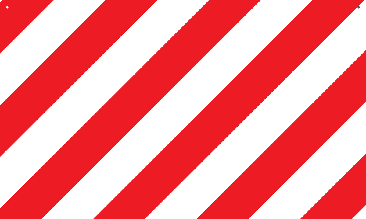 PANNEAU D'AVERTISSEMENT, RAYÉ DIAGONALE